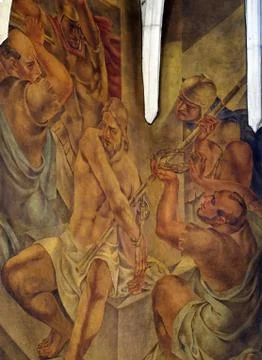 Flagellation of Jesus Stock Photos