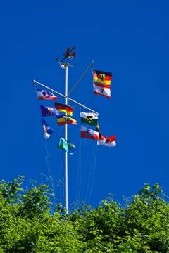 Flaggenbaum Stock Photos