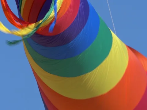 Flagler Beach Spinning Kite Stock Footage 70336967