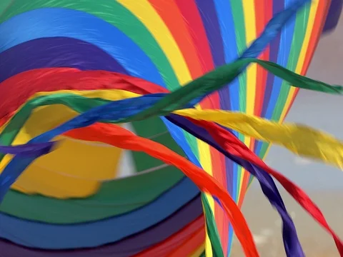 Flagler Beach Spinning Kite Stock Footage 70346435