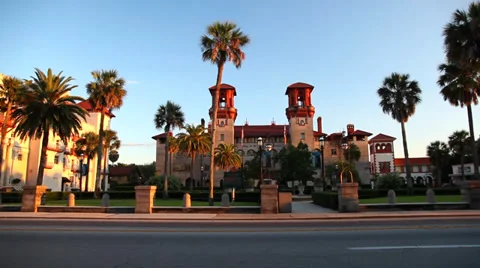 Flagler college wide Stock Footage 35947649