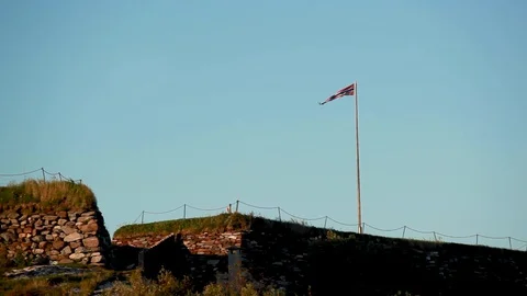 FlagNorway Stock Footage 130084402