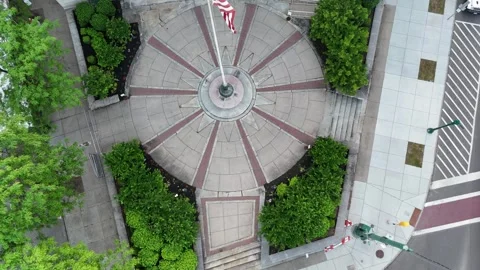 Flagpole Centered - Syracuse, NY Stock Footage 336470269