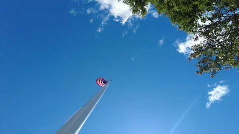 FLAGPOLE SPIN Stock Footage 187675131