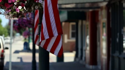 Flags 3 Vídeo Stock 90547875