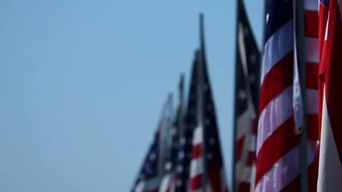 Flags 4 Vídeo Stock 90547873