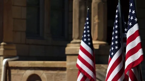 Flags 5 Vídeo Stock 90547866