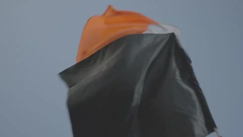 Flags in the air 3 Video stock 323626070