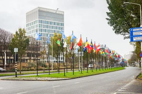 Flags of all countries in the world Stock Photos