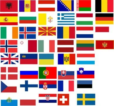 Flags of European Countries Stock Illustration - Illustration of business,  flags: 11193157