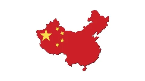 Flags and shapes of different countries with alpha chanel Stock Footage 69145285