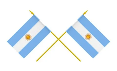 Flags, argentina Stock Illustration