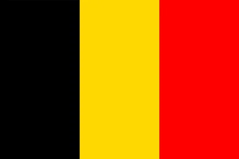 Flags of Belgium Stock Illustration