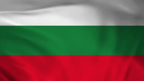 Flags of Bulgaria animation Stock Footage 245552440