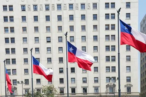 Flags of Chile, Chile Foto stock