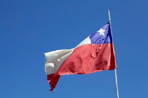 Flags of Chile, Chile Stock Photos