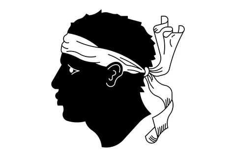 Flags of Corsica Stock Illustration