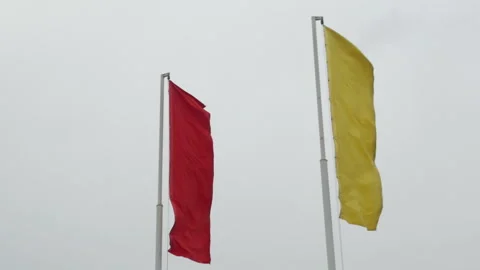 Flags develop Stock Footage 97812798