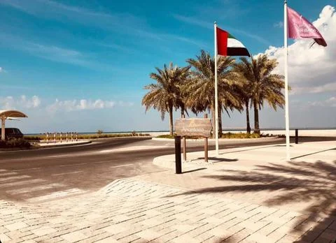 Flags of different countries Stock Photos