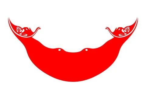 Flags of Easter Island Stock Illustration