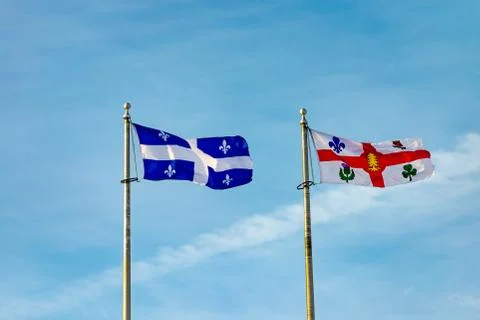 Flags flying Stock Photos