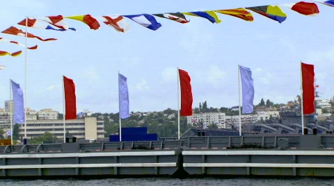 Flags Stock Footage 619326