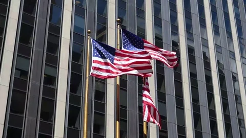 Flags Stock Footage 126598697