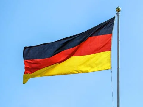 The flags of Germany. Stock Photos