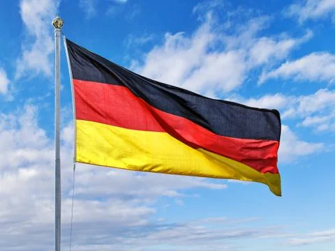 The flags of Germany. Stock Photos