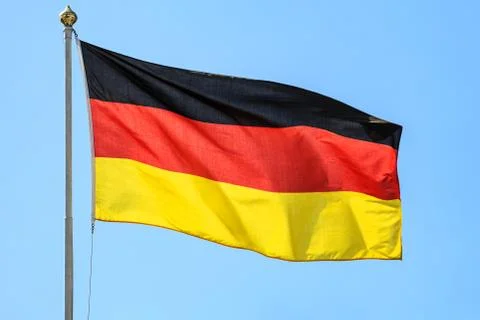 The flags of Germany. Stock Photos