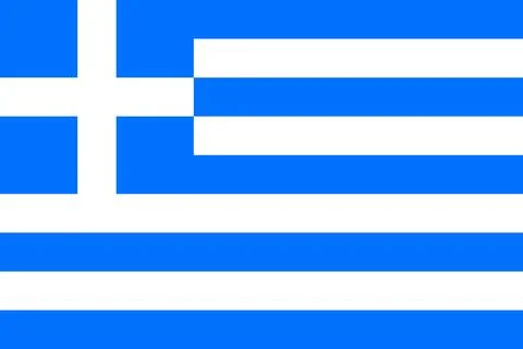 Flags of Greece Stock Illustration