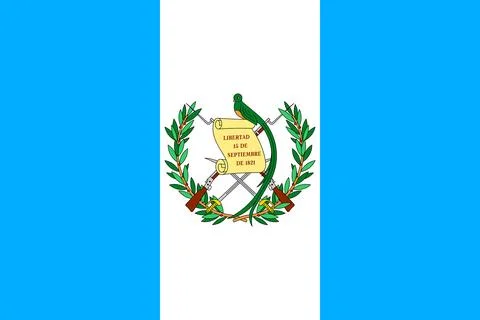 Flags of Guatemala Stock Illustration