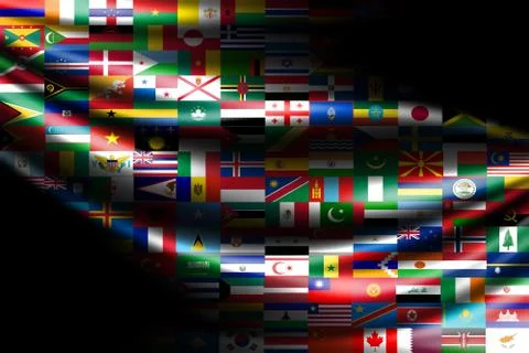 Flags Stock Illustration