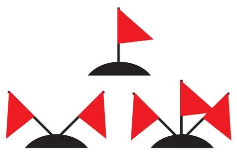 Flags Stock Illustration