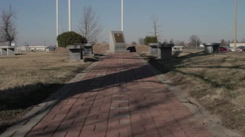 Flags Monument  스톡 동영상 1127611