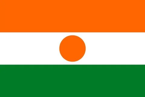 Flags of Niger Stock Illustration