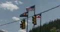 Flags Over Colorado HD Footage