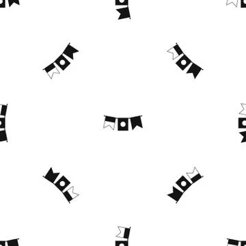 Flags pattern seamless black 스톡 일러스트