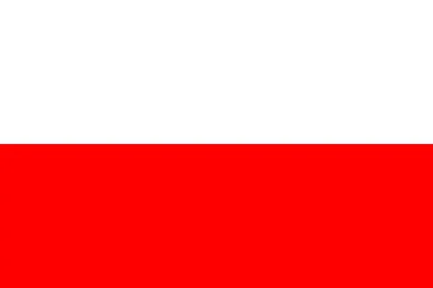 Flags of Poland Stock Illustration