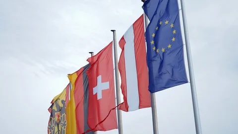 Flags Slowmotion 库存影片 85800330
