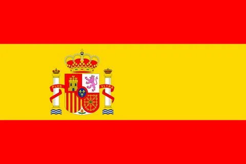 Flags of Spain Stock Illustration