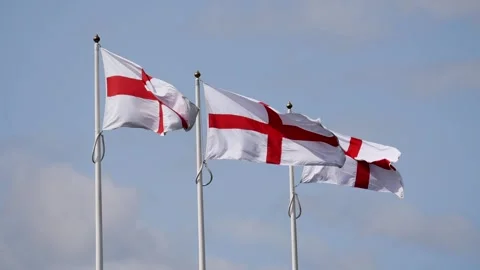 Flags of St George Stock Footage 256097851