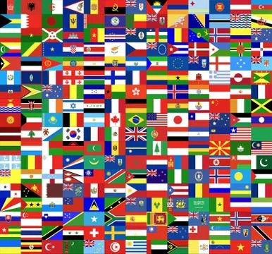 Flags Texture Stock Illustration