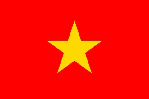 Flags of Vietnam Stock Illustration