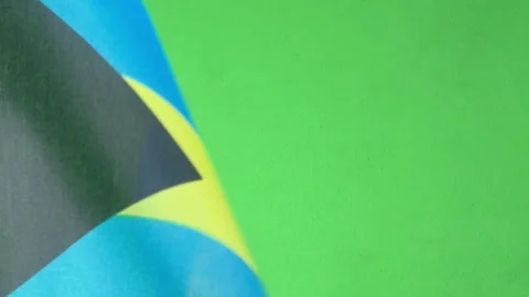 Flags of the world, flag of Bahamas on green screen Stock Footage 327349588