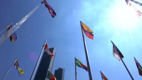 Flags of the world Stock-Footage 78145341