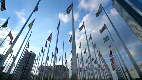 Flags of the world Vídeos de archivo 99847575