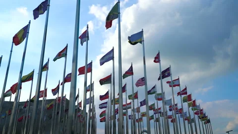 Flags of the world Vídeos de archivo 99847704