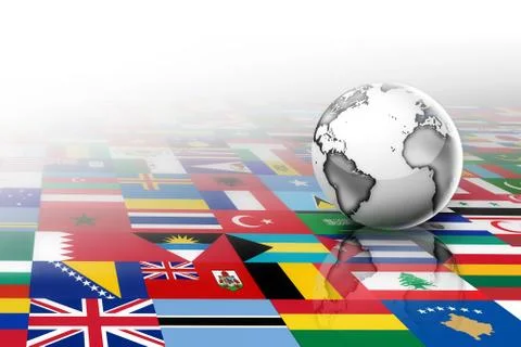 Flags of the world Stock Illustration