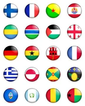 Flags of the world 스톡 일러스트